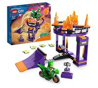 LEGO 60359 City Stuntz Desafío Acrobático: Rampa y Aro, Juguete 2 en 1, Moto de Dinosaurio, Mini Figura de Piloto, Regalo de Cumpleaños para Niños y Niñas de 5+ Años