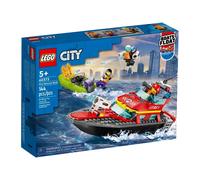 LEGO 60373 Lancha de Rescate de Bomberos