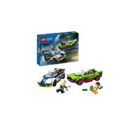 LEGO City Coche de Policía y Potente Deportivo, Vehículo de Emergencia de Juguete, Regalo para Niños y Niñas de 6 Años o Más, Juego Imaginativo y de Roles, Minifiguras de Agente y Ladrona 60415