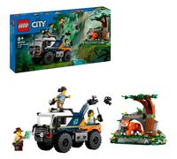 LEGO Set construcción City Exploradores de la Jungla: Camión todoterreno, 3 minifiguras y tigre, 6+