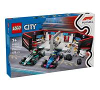 LEGO 60444 Garaje de F1 con Coches Mercedes-AMG y Alpine