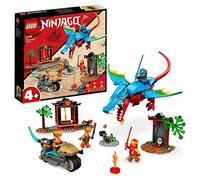LEGO 71759 Ninjago Templo del Dragón Ninja, Moto de Juguete, Mini Figuras NYA y Kai Crystallized, Juego de Acción, Regalo para Niños de 4 Años o Más
