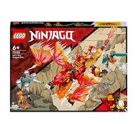 LEGO, 71762 Ninjago Dragón del Fuego EVO de Kai, Set con Figuras de Guerreros para Niños a Partir de 6 Años con Bandera Coleccionable, Multicolor