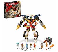 LEGO 71765 Ninjago Meca Ninja Ultra Combo, 4en1, Coche de Juguete, Avión, Figura de Acción y Tanque, Bandera Coleccionable, Mini Figuras Ninja