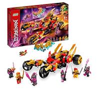LEGO 71773 Ninjago Explorador del Dragón Dorado de Kai, Coche de Juguete para Niños de 8 Años o Más, Juego de Acción, Serie TV Crystallized