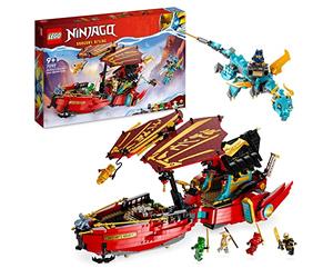 LEGO 71797 Ninjago La Recompensa de Destiny - Carrera contrarreloj, Juguete Nave Ninja Air con Figuras de Dragón y Minifiguras, Set Vehículo 2023, Idea de Regalo de Cumpleaños para Niños y Niñas