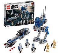 LEGO 75280 Star Wars Soldados Clon de la Legión 501, Set de Construcción con Droides y Mini Figuras, Robot de Juguete para Niños de 7 Años o Más