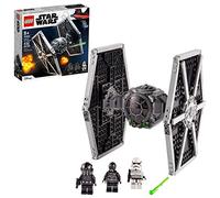 LEGO, 75300 Star Wars Caza Tie Imperial, Juego de Construcción con Mini Figura de Stormtrooper, Piloto Saga Skywalker y Droide de Protocolo NI-L8, Multicolor