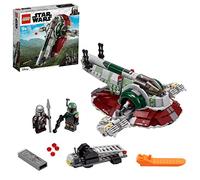LEGO 75312 Star Wars Nave Estelar de Boba Fett, Juguete de Construcción para Niños a Partir de 9 Años, Modelo Mandalorian con 2 Minifiguras
