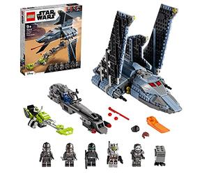 LEGO 75314 Star Wars The Bad Batch: Lanzadera de Ataque, Juguete de Construcción a Partir de 9 Años con 5 Mini Figuras de Clones y un Droide Gonk