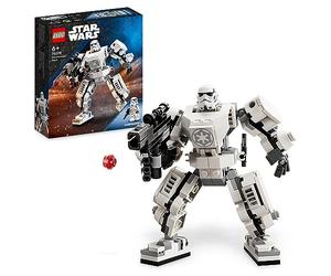 LEGO 75370 Star Wars Meca Soldado Imperial, Maqueta de Figura de Acción para Construir con Piezas Articuladas, Cabina para Minifigura y Gran Cañón de Disparo, Juguete Coleccionable