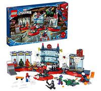 LEGO 7615 Marvel Spider-Man Ataque a la Guarida Arácnida, Juguete de Construcción, Cuartel o Habitación de Peter, Mini Figuras Duende Verde y Venom