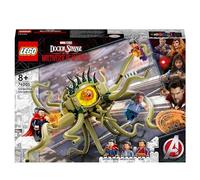 LEGO 76205 Marvel Desafío de Gargantos , Juguete de Construcción Película, Monstruo Tentáculos Móviles, Mini Figura Doctor Strange, Regalos Reyes