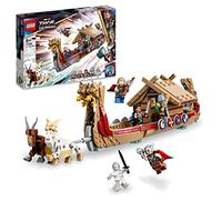 LEGO 76208 Marvel Barco Caprino, Juguete de Construcción, Cabras y Stormbreaker, Película Love and Thunder, Reyes, para Niños de 8 Años