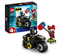 LEGO 76220 DC Batman contra Harley Quinn Juguete de Construcción, Figuras de Acción, Monopatín y Moto para Niños y Niñas de 4 Años o Más, Superhéroes