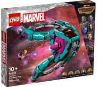 LEGO 76255 Marvel Nave de los Nuevos Guardianes de la Galaxia 3, Mini Figuras de Superhéroes, Mantis, Drax, Star-Lord y Más, Nave Espacial para Construir