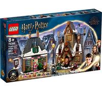 LEGO 76388 Harry Potter Visita a la Aldea de Hogsmeade, Tres Escobas, Set de Construcción, Juguete 20 Aniversario con Mini Figura Dorada Ron Weasley