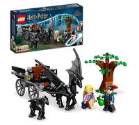 LEGO 76400 Harry Potter Carruaje y Thestrals de Hogwarts, Caballos de Juguete, Set de Construcción con Mini Figuras de La Orden del Fénix