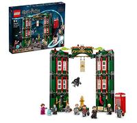 LEGO 76403 Harry Potter Ministerio de Magia, Película La Orden del Fénix, Maqueta para Construir, 12 Minifiguras Incluyen a Harry, Ron y Hermione, Juguete Modular Transformable, Regalo Coleccionable