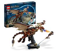 LEGO Set de construcción 76406 Dragón Colacuerno Húngaro - Maqueta coleccionable, juguete infantil