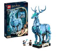 LEGO 76414 Harry Potter Expecto Patronum, Set 2-en-1 Figuras Animales de un Ciervo y un Lobo, Decoración Accesoria para Dormitorio, Regalos Mágicos Coleccionables para Adolescentes y Adultos