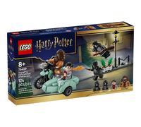 LEGO Harry Potter Hagrid y Harry: Huida de Privet Drive - Moto de Juguete con 4 Minifiguras Inc. Mortífagos y Maqueta de Calle - Regalo para Niños y Niñas de 8+ Años - 76459