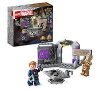 LEGO 76523 Marvel Base de los Guardianes de la Galaxia 3 con Mini Figuras de Groot y Star-Lord, Juguete de Superhéroes para Construir para Niños y Niñas de 7+ Años