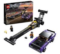 LEGO 76904 Speed Champions Drágster Mopar Dodge//SRT Top Fuel y Dodge Challenger T/A de 1970, Coches Deportivos de Juguete