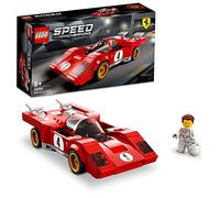 LEGO 76906 Speed Champion 1970 Ferrari 512 M, Coche de Carreras de Juguete para Niños, Deportivo Rojo con Mini Figura de Conductor, Colección 2022