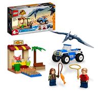LEGO 76943 Jurassic World Caza del Pteranodon, Dinosaurios de Juguete, Figuras de Dino y Minifiguras de Maisie y Owen Grady, Coche para Construir para Niños y Niñas de 4 Años o Más, Idea de Regalo