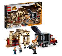 LEGO 76948 Jurassic World Fuga de los Dinosaurios T. rex y Atrocirraptor, Set de Construcción Grande con Camión, Juguete para Niños de 8 Años