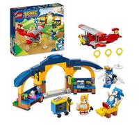LEGO 76991 Sonic The Hedgehog Taller y Avión Tornado de Tails, Set de Construcción con Avión de Juguete y 4 Figuras de Personajes como Tails, Juguetes para Niños A Partir de 6 Años