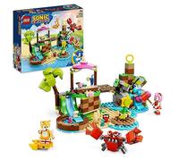 LEGO 76992 Sonic The Hedgehog Isla de Rescate de Animales de Amy, Juguete de Construcción con 6 Personajes, Incluidas Las Figuras de Amy y Tails, Regalos para Niños y Niñas A Partir de 7 Años