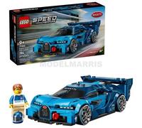 LEGO Speed Champions Coche Hiperdeportivo Bugatti Vision GT - Maqueta de Coche de Carreras de Juguete Coleccionable con Minifigura de Piloto - Regalo para Niños de 9+ Años y Fans del Motor - 77253