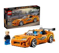 LEGO Speed Champions Toyota Supra MK4 de A Todo Gas - Maqueta de Coche Deportivo de Juguete con Minifigura de Brian O'Conner - Regalo Stem para Niños de 10+ Años Fans de Fast & Furious - 77260