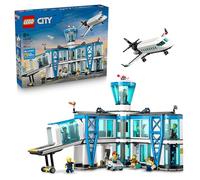 LEGO Aeropuerto con Avión de Juguete - Kit de Maquetas con Avión, Terminal, Remolcador, Pasarela, 9 Minifiguras y Accesorios - Idea de Regalo de Cumpleaños para Niños de 8+ Años - 60502