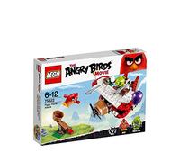 LEGO Angry Birds- Ataque en el avión de los Cerdos, Juego de construccion (75822)