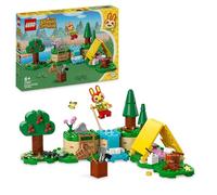 LEGO Animal Crossing Actividades al Aire Libre con Coni Juguete de Construcción Creativa con Tienda de Campaña y Minifigura de Conejita del Videojuego, Regalo para Niñas y Niños de 6 Años o Más 77047