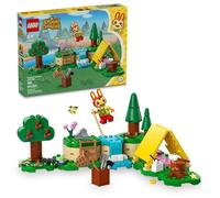 LEGO Animal Crossing Actividades al Aire Libre con Coni Juguete de Construcción Creativa con Tienda de Campaña y Minifigura de Conejita del Videojuego, Regalo para Niñas y Niños de 6 Años o Más 77047