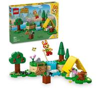 LEGO Animal Crossing Actividades al Aire Libre con Coni Juguete de Construcción Creativa con Tienda de Campaña y Minifigura de Conejita del Videojuego, Regalo para Niñas y Niños de 6 Años o Más 77047