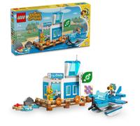LEGO Animal Crossing Fly with Dodo Airlines Airport Playset - Avi n de juguete para ni os y minifigura de piloto inspirado en la serie de videoju