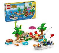 LEGO Animal Crossing Kapp'n's Island Boat Tour, juguete de videojuego para construir para niños, incluye 2 minifiguras de la serie Marshal y Kapp'n, juguete de cruce de animales para niños y niñas de