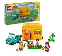 LEGO Animal Crossing Leif’s Caravan & Garden Shop, Pretend Play Vehicle Building