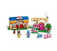 Lego animal crossing mininook y la casa de minina
