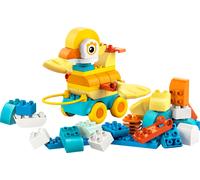 LEGO Duplo Animales sobre Ruedas 3en1 - Juguete de Construcción Educativo con Ladrillos para Construir Figura de Perro, Pato o Pez de Juguete con Ruedas - Regalo para Niños y Niñas de 2+ Años 10448