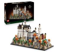 LEGO Architecture Castillo de Neuschwanstein - Maqueta DIY para Adultos Coleccionistas con Torres, Patios e Interior Detallado - Regalo de Monumento para Hombres y Mujeres - Decoración del Hogar 21063