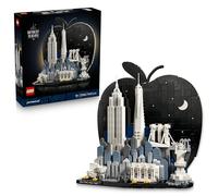 LEGO Architecture Ciudad de Nueva York: La Gran Manzana - Maqueta en Miniatura - Decoración de la Estantería con Estatua de la Libertad y Empire State - Regalo para Amantes de los Viajes - 21066
