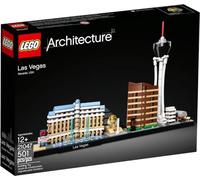 LEGO Architecture - Las Vegas, Set de Construcción del Skyline de la ciudad, Incluye Maquetas de los Hoteles Bellagio, Luxor y Encore (21047)