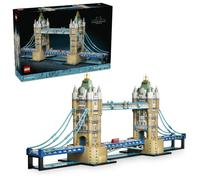 LEGO Architecture Puente de la Torre - Kit de Construcción para Adultos de Maquetas en Miniatura - Decoración para Estantería con Río Támesis y Autobús de Londres - Regalo para Viajeros - 21067
