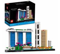 LEGO Architecture Singapur Kit de Construcción Creativa y Manualidades para Adultos, Maqueta para Construir de Monumentos, Colección de Ciudades, Regalo para Hombres y Mujeres 21057